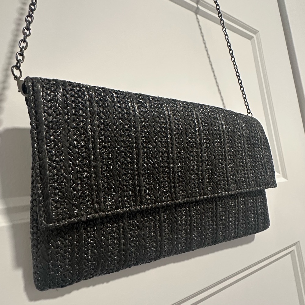 Summer Essential Raffia Clutch bag